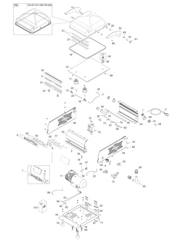 Vue éclatée 1 pour Machines Pour Sous Vide 30 BX P08 - from 2011.11.03 