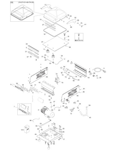 Vue éclatée 1 pour Machines Pour Sous Vide 30 BX P08 - from 2012.01.01 