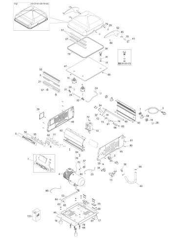 Vue éclatée 1 pour Machines Pour Sous Vide 30 BX P08 - from 2012.03.06 