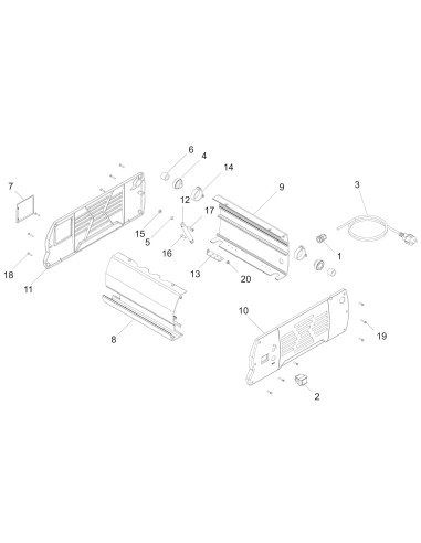 Vue éclatée 2 pour Machines Pour Sous Vide 30 DX P08 - from 2014.06.20 