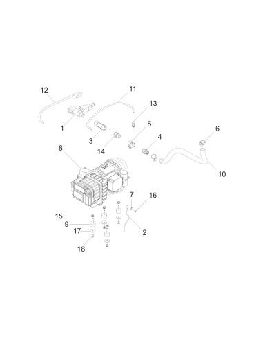 Vue éclatée 6 pour Machines Pour Sous Vide 30 DX P08 - from 2014.06.20 