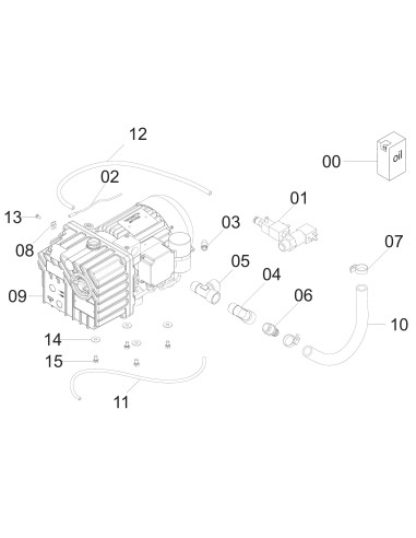 Vue éclatée 6 pour Machines Pour Sous Vide 30 DX P12 - from 2014.06.20 