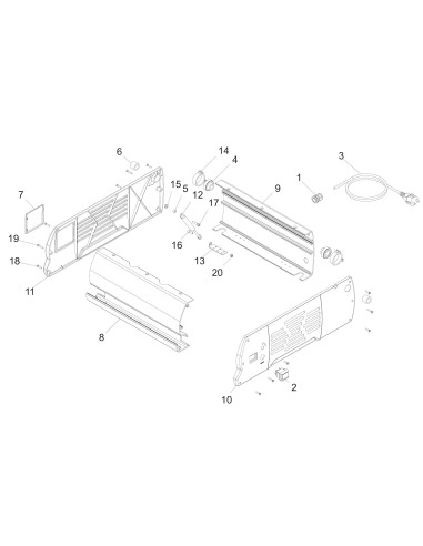 Vue éclatée 2 pour Machines Pour Sous Vide 40 BX - from 2014.06.20 