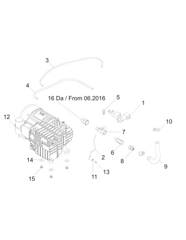 Vue éclatée 6 pour Machines Pour Sous Vide 40 DX - from 2014.06.20 