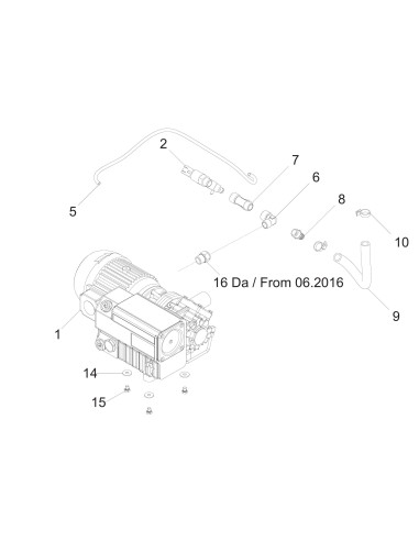 Vue éclatée 6 pour Machines Pour Sous Vide 40 EASY BX 