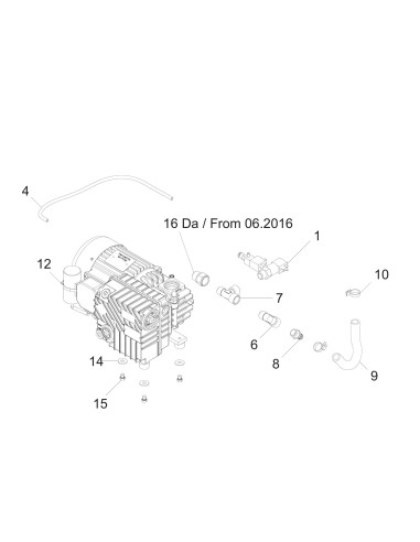 Vue éclatée 6 pour Machines Pour Sous Vide 40 EASY DX 