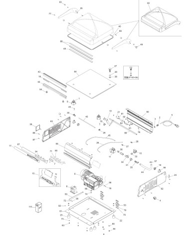 Vue éclatée 1 pour Machines Pour Sous Vide 50 BX - until 2014.06.19 