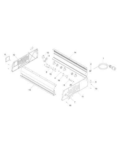 Vue éclatée 2 pour Machines Pour Sous Vide 70 BX3 