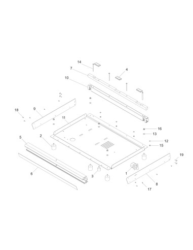 Vue éclatée 3 pour Machines Pour Sous Vide 70 BX3 