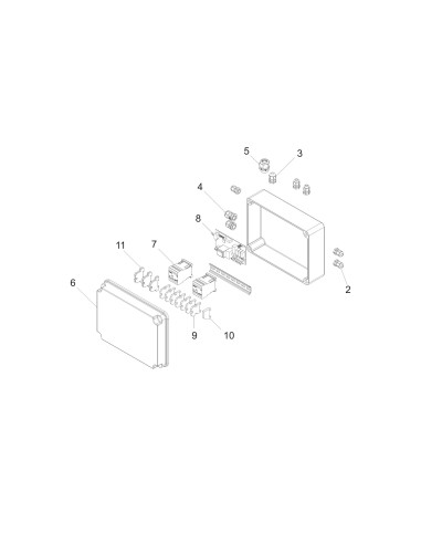 Vue éclatée 7 pour Machines Pour Sous Vide 70 BX3 