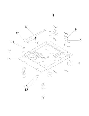 Vue éclatée 3 pour Machines Pour Sous Vide NeXt 30 DX P08 