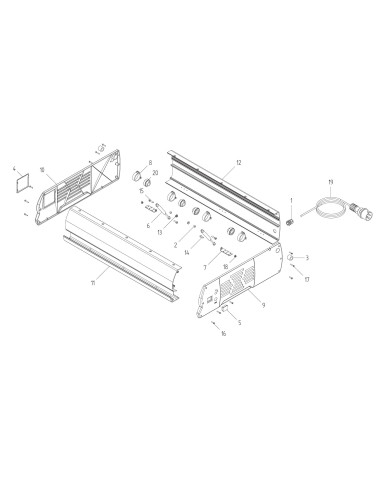 Vue éclatée 2 pour Machines Pour Sous Vide NeXt 70 BX P 