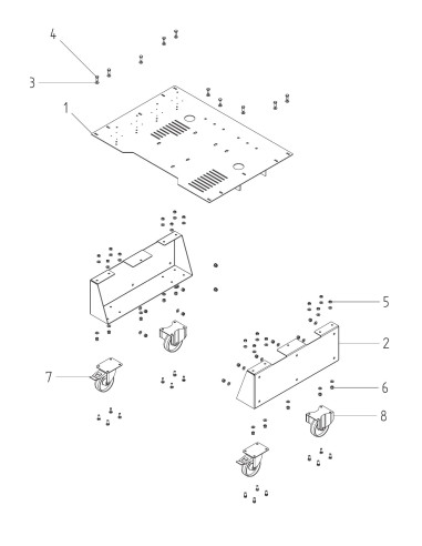 Vue éclatée 3 pour Machines Pour Sous Vide NeXt 70 BX P 