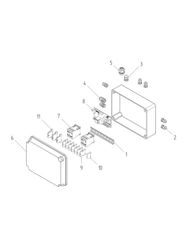 Vue éclatée 7 pour Machines Pour Sous Vide NeXt 70 BX P GAS PRINT 