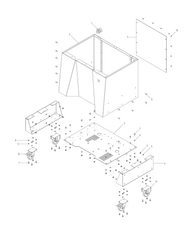 Vue éclatée 9 pour Machines Pour Sous Vide NeXt 70 BX P GAS PRINT 