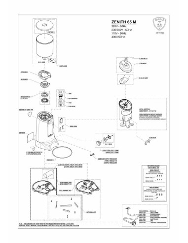 Pièces détachées EUREKA ZENITH-65-M-HS (202011-) Annee 202011- 