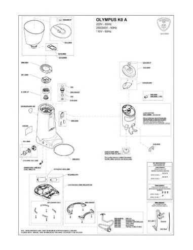 Pièces détachées EUREKA OLYMPUS-KR (202011-) Annee 202011- 