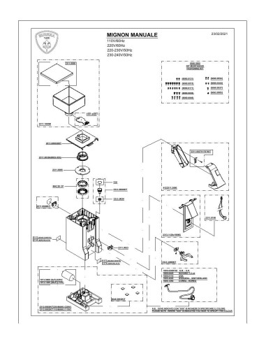 Pièces détachées EUREKA MIGNON MANUALE 