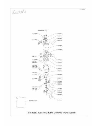 Pièces détachées EUREKA ZENITH-DOSER-RIGHT-HAND (202108-) Annee 202108- 