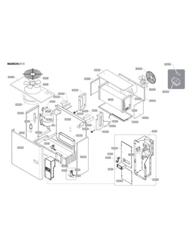 Pièces détachées Pro 700 Cuisiniere Electrique 2 Pl. - Combisteel