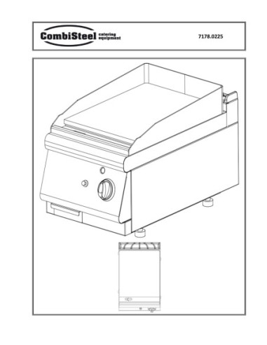Pièces détachées Base 700 Plaques Grill A Gaz - Combisteel
