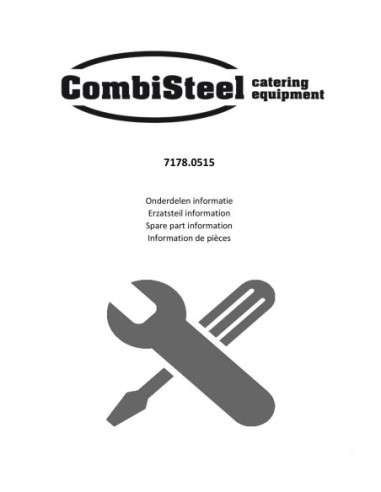 Pièces détachées Base 700 Friteuse A Gaz. 2X15L - Combisteel