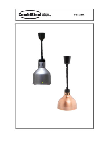 Pièces détachées Cs Lampe Chauffante Chefs Heat-02 Argent - Combisteel