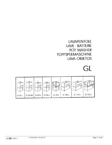 Pièces détachées COMENDA G101L Annee 2002 