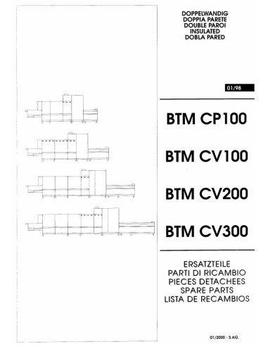 Pièces détachées COMENDA BTM Annee 2000 