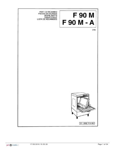 Pièces détachées COMENDA F90MA Annee 2000 