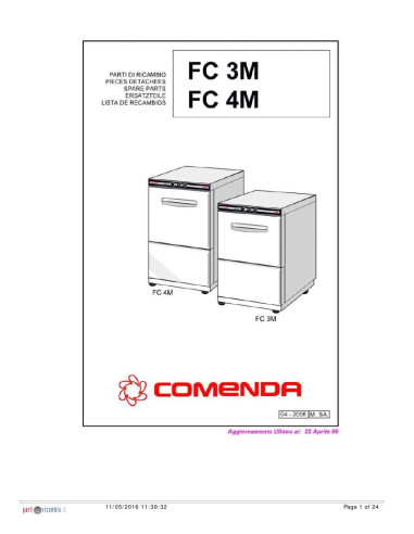 Pièces détachées COMENDA FC3M Annee 2008 