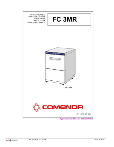 Pièces détachées COMENDA FC3MR Annee 2009 