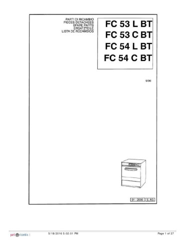 Pièces détachées COMENDA FC53CBT Annee 2000 