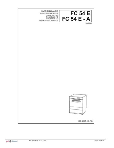 Pièces détachées COMENDA FC54E Annee 2001 