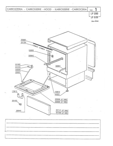 Pièces détachées COMENDA LF280 Annee 1998 