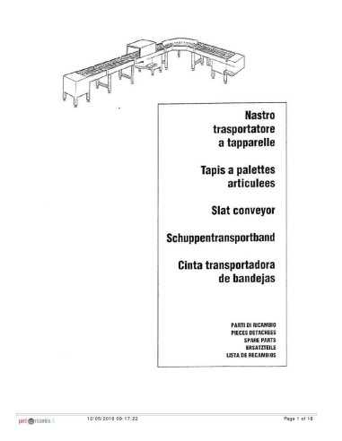 Pièces détachées COMENDA NTT Annee 1996 