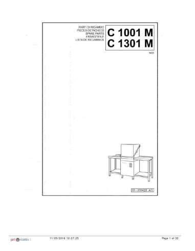 Pièces détachées COMENDA C1001M Annee 2004 