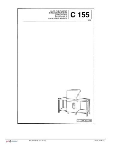 Pièces détachées COMENDA C155 Annee 1998 