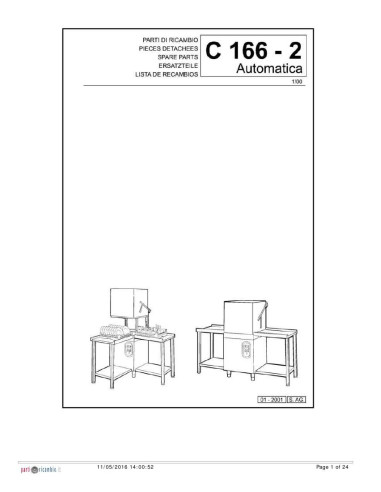 Pièces détachées COMENDA C166-2 Annee 2001 