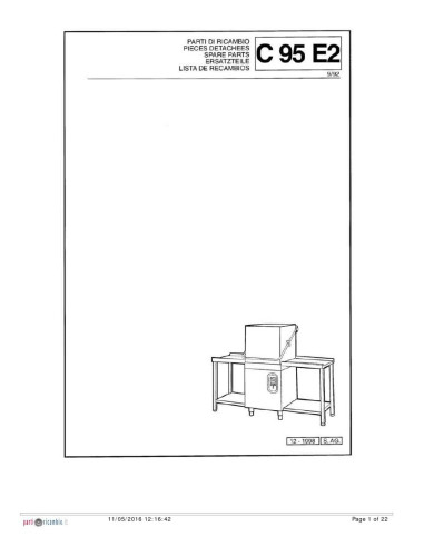 Pièces détachées COMENDA C95E2 Annee 1998 