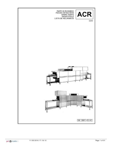 Pièces détachées COMENDA ACR205 Annee 2001 