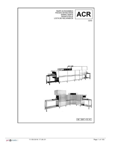 Pièces détachées COMENDA ACR245 Annee 2001 