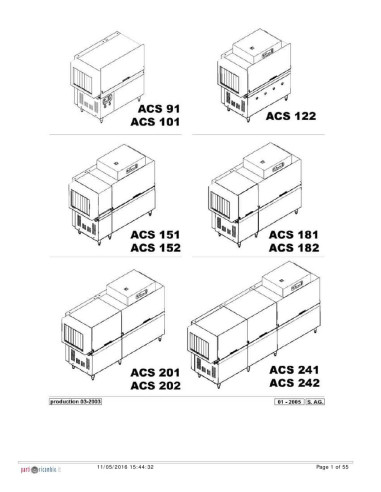 Pièces détachées COMENDA ACS101 Annee 2004 