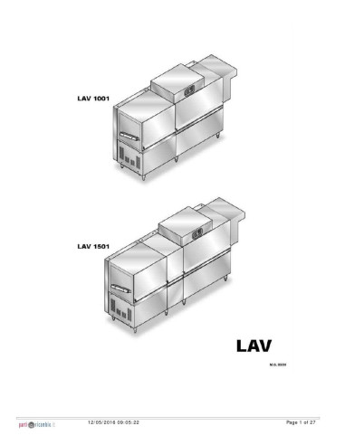 Pièces détachées COMENDA LAV1001 Annee 2008 