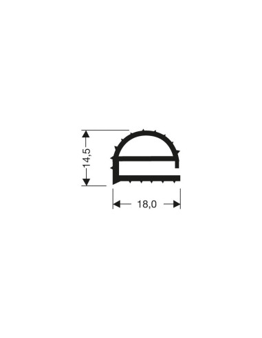 Profil plat JPF-0161 - Linum 