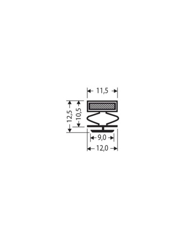 Joint magnetique avec aimant m25 2.55mtr/lng JPC-1260 - Linum 