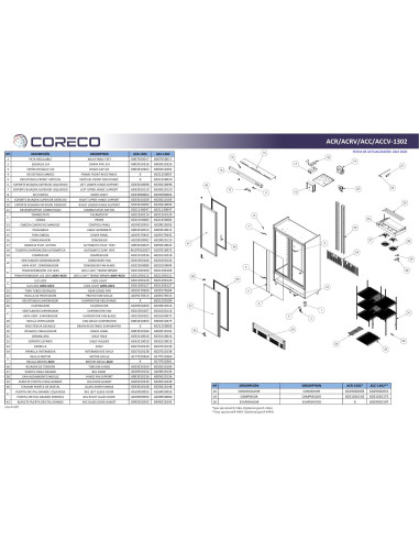 Pièces détachées CORECO ACC-1302 (2020) Annee 202004- 