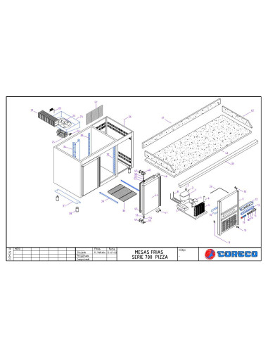 Pièces détachées CORECO MR70 135 Annee 2002 