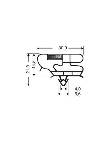 Joint magnetique - 2550mm/lng JPC-3161 - Linum 