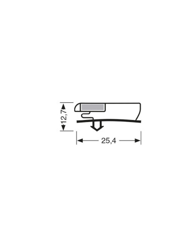 Joint magnetique - 2440mm/lng avec aimant m18 JPC-1690 - Linum 